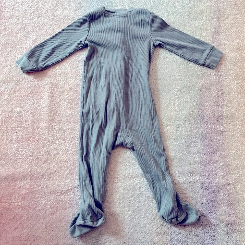 Little Planet By Carter’s Ribbed Footie - Size 9 Months